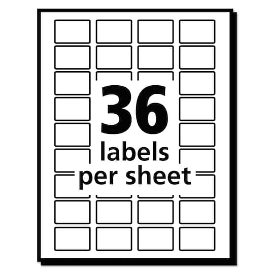 Round labels 30 per sheet